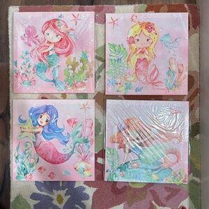Mermaid canvases
